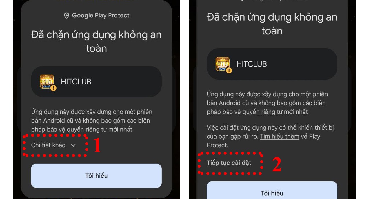 Cách cài đặt Hitclub.apk